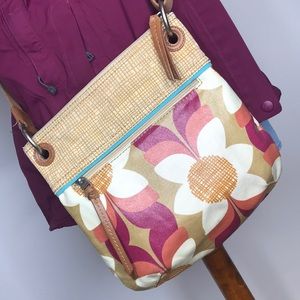 Fossil key-per crossbody purse
